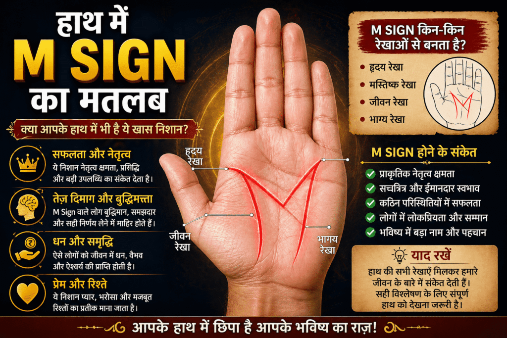 hath me m sign ka matlab, m sign palmistry hindi, lucky sign in hand, hastrekha shastra m sign, future prediction by hand lines, career prediction palmistry, love life palm reading, m sign meaning in hand.