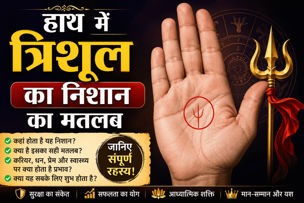 hath me trishul ka nishan, trishul sign meaning, palmistry hindi, hastrekha shastra, lucky signs in hand, trishul ka matlab kya hota hai, hand reading hindi, future prediction palmistry, love career prediction hand, trishul sign in palm meaning