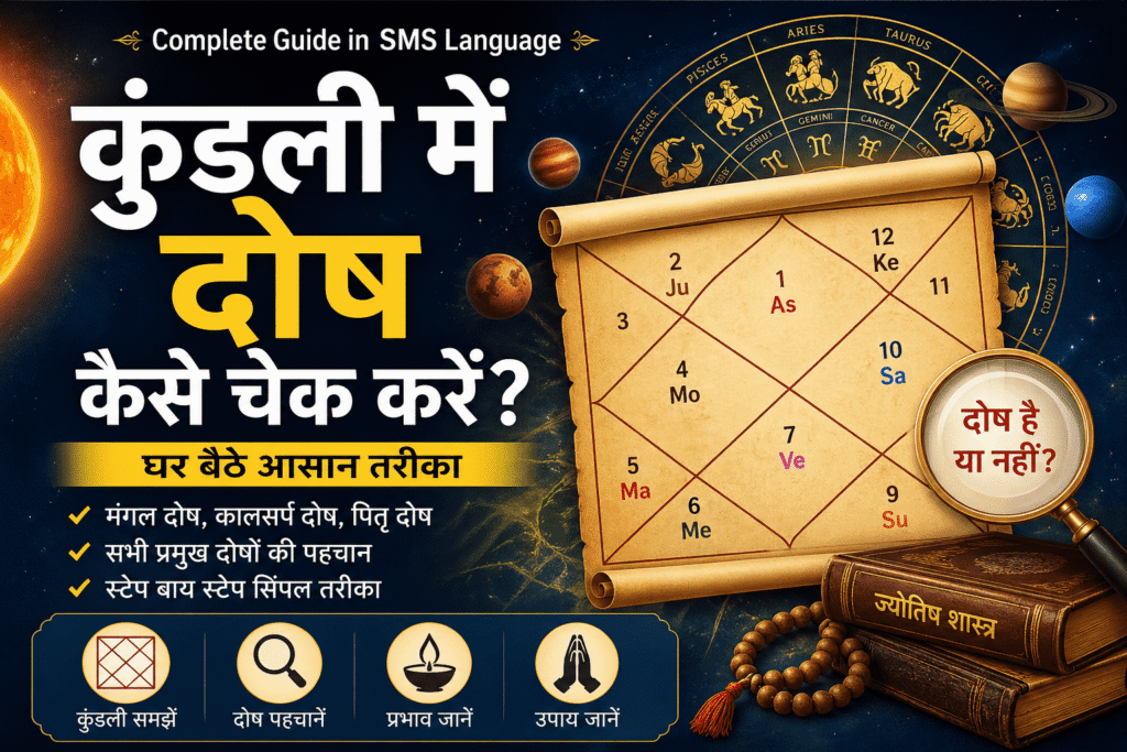 kundali me dosh kaise chek kre