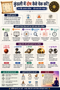 kundali me dosh kaise chek kre