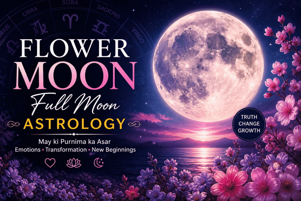 flower moon astrology, may full moon meaning, scorpio full moon effect, full moon manifestation, flower moon 2026 meaning