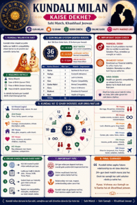 kundali milan kaise dekhe, kundali ghar meaning, gun milan kaise kare, kundali dosh kya hota hai, horoscope matching guide